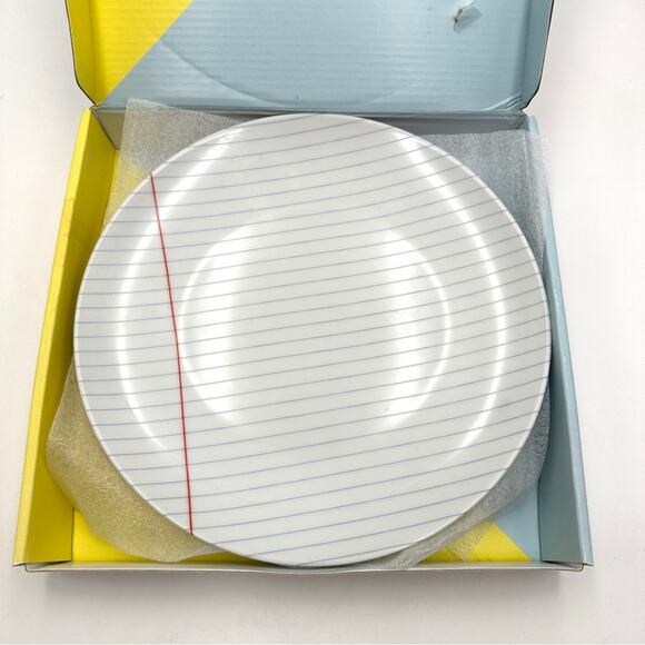 NEW - USTUDIO DESIGN - 'Paper' design porcelain large plates (2) - Picture 4 of 11